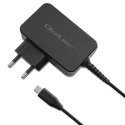 Qoltec Ładowarka GaN POWER PRO | 30W | 5-20V | 1.5-3A | 1xUSB typ C | Czarna