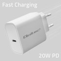 Qoltec Ładowarka Super Quick PD | 20W | 5-12V | 1.67-3A | USB typ C | Biała