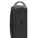 Qoltec Listwa antyprzepięciowa | 8 gniazd | 3m