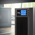 Qoltec Zasilacz awaryjny UPS | On-line | Pure Sine Wave | 3kVA | 2.4kW | LCD | USB
