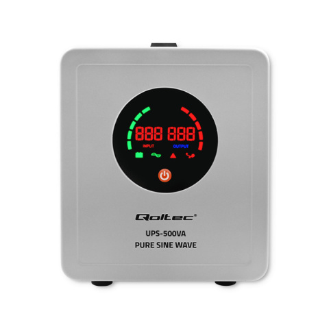 Zasilacz awaryjny Pure Sine Wave UPS 500VA 350W Stała faza + Akumulator 100Ah