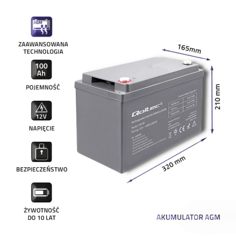 Zasilacz awaryjny Pure Sine Wave UPS 500VA 350W Stała faza + Akumulator 100Ah