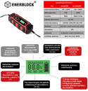 Ładowarka mikroprocesorowa 12V 10A ENR12-10 8-step Professional-Line -V3.0-