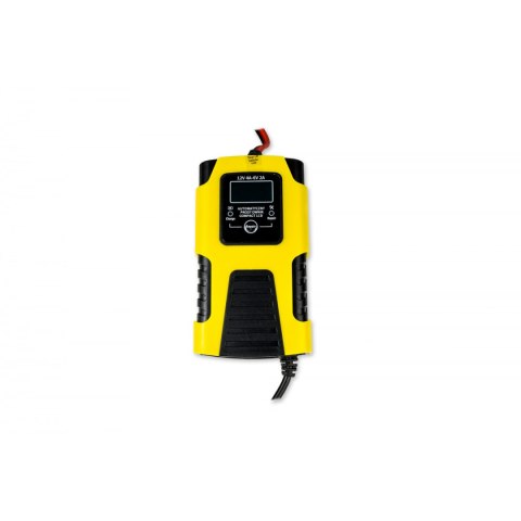 PROSTOWNIK AKUMULATOROWY Z LCD 12V 4A / 6V 2A COMPACT