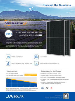 Panel fotowoltaiczny 500W JA Solar Deep Blue 3.0 monokrystaliczny