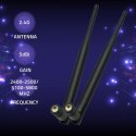 Qoltec Antena Wi-Fi 2.4/2.5 GHz | 5.1/5.8 GHz | dookólna | 5dBi | Wewnętrzna