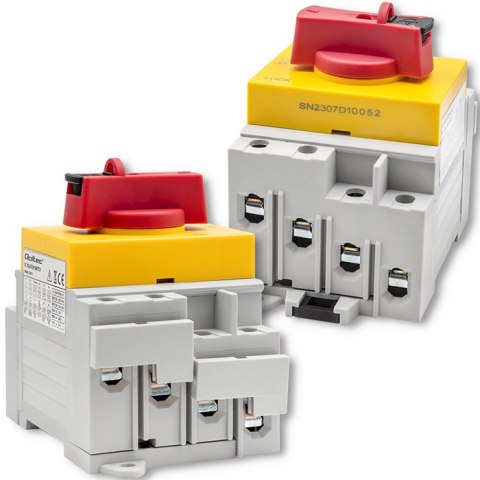 Qoltec Fotowoltaiczny wyłącznik prądu stałego z funkcją blokady | Przełącznik DC | 1200V | 32A