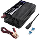 Qoltec Inteligentna ładowarka Monolith do akumulatorów LiFePO4 AGM GEL SLA 40A 12V