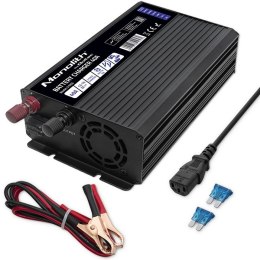 Qoltec Inteligentna ładowarka Monolith do akumulatorów LiFePO4 AGM GEL SLA 40A 12V