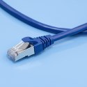 Qoltec Kabel Patchcord FTP | CAT6 | 2 x RJ-45 | 1.5m | High speed | Gold