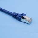 Qoltec Kabel Patchcord FTP | CAT6 | 2 x RJ-45 | 1.5m | High speed | Gold