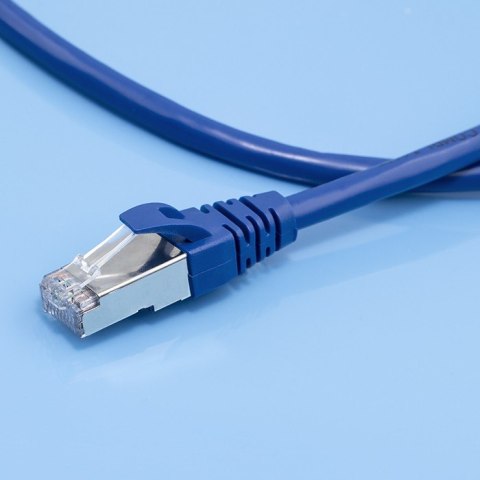 Qoltec Kabel Patchcord FTP | CAT6 | 2 x RJ-45 | 5m | High speed | Gold