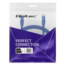 Qoltec Kabel Patchcord UTP | CAT6 | 2 x RJ-45 | 1.5m | High speed | Gold