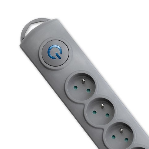 Qoltec Listwa antyprzepięciowa | 8 gniazd | 1.8m