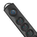 Listwa antyprzepięciowa Qoltec | 6 gniazd | 5m