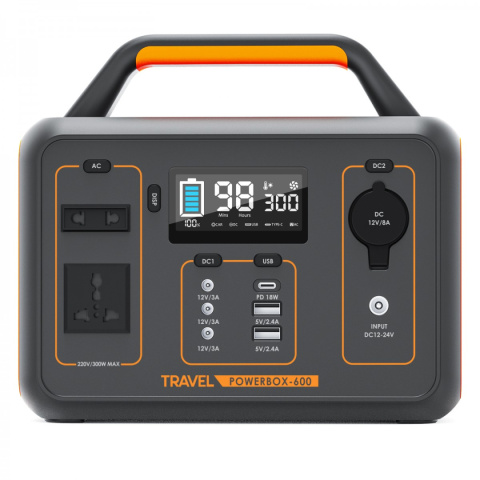 Przenośny magazyn energii TRAVEL POWERBOX OPTI 600 (300W)