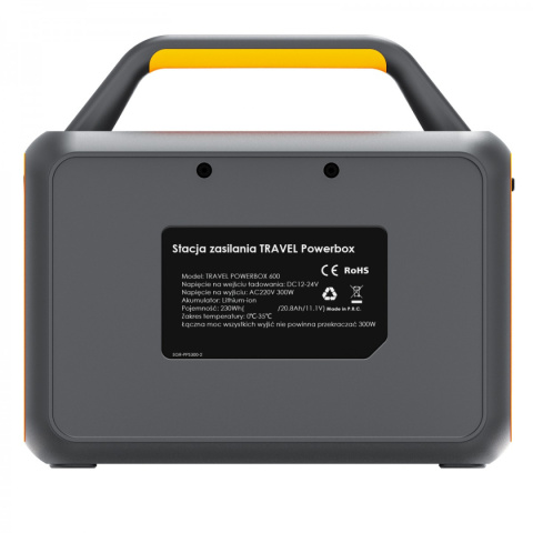 Przenośny magazyn energii TRAVEL POWERBOX OPTI 600 (300W)