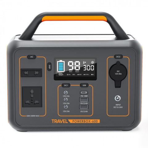 Przenośny magazyn energii TRAVEL POWERBOX OPTI 600 (300W)