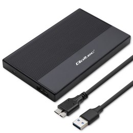Qoltec Aluminiowa Obudowa | Kieszeń na dysk SSD HDD 2.5