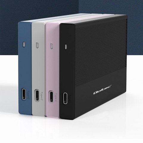 Qoltec Aluminiowa Obudowa | Kieszeń na dysk SSD HDD 2.5" | SATA | USB 3.0 | Super speed 5Gb/s | 2TB | Srebrny