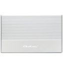 Qoltec Aluminiowa Obudowa | Kieszeń na dysk SSD HDD 2.5" | SATA | USB 3.0 | Super speed 5Gb/s | 2TB | Srebrny