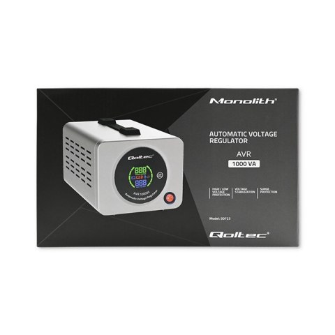 Qoltec Automatyczny stabilizator napięcia AVR 1000VA