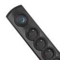 Qoltec Listwa antyprzepięciowa | 5 gniazd | 1.8m