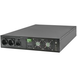 Qoltec Zasilacz awaryjny UPS do RACK | 3kVA | 3000W | Power Factory 1.0 | LCD | On-line