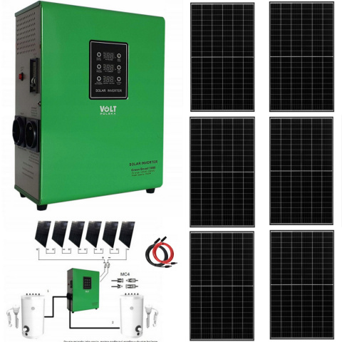Zestaw solarny do grzania wody Green Boost 3000/2730W 6xPanel 455W