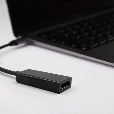 Adapter USB typ C męski/DP żeński | 4K | 23cm
