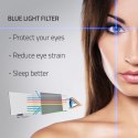 Qoltec Filtr światła niebieskiego 21.5" | 16:9 | Ochrona wzroku | Anti Glare | Matowy | na monitor