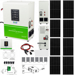 Zestaw solarny do grzania wody Green Boost Pro 4000/4000W Sinus Bypass