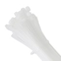 Qoltec Opaska zaciskowa | 2.5*200mm | Nylon UV | Biała