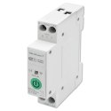 Qoltec Przekaźnik 63A na szynę DIN z licznikiem energii elektrycznej | TUYA | Wi-Fi | SMART LIFE