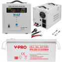 Sinus Pro 1500E + Akumulator GEL VPRO Premium 220Ah Zestaw awaryjny