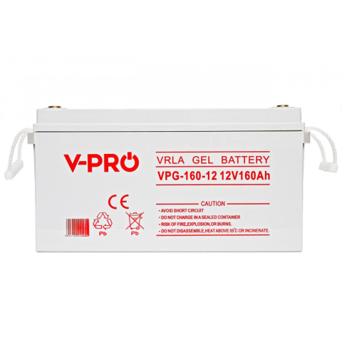 Sinus Pro 1500E + Akumulator GEL VPRO Premium 160Ah Zestaw awaryjny