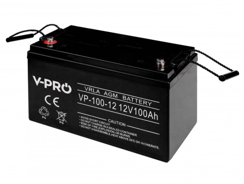Zasilacz awaryjny Sinus pro 1000E + Akumulator VPRO VRLA 100Ah