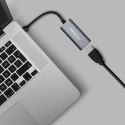 Qoltec Adapter Aluminiowa Przejściówka USB-C na HDMI 4K | 60Hz do Laptop Smartfon