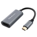 Qoltec Adapter Aluminiowa Przejściówka USB-C na HDMI 4K | 60Hz do Laptop Smartfon