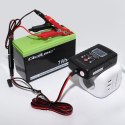 Qoltec Automatyczna ładowarka do akumulatora AGM GEL STD 6V 12V Prostownik 30W