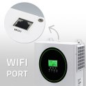 Qoltec Hybrydowy inwerter solarny Off-Grid 1500W | 100A | 12V | MPPT | Sinus | Opcja Wi-Fi | Power Factor 1.0