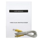 Qoltec Hybrydowy inwerter solarny Off-Grid 3500W | 100A | 24V | MPPT | BMS | opcja Wi-fi |Sinus | Power factor 1.0