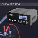 Qoltec Inteligentna mikroprocesorowa ładowarka 12V | 12.6V | 24V | Prostownik z funkcją naprawy do akumulatora AGM GEL LiFePO4 |