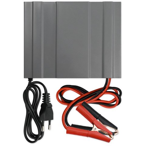 Qoltec Inteligentna mikroprocesorowa ładowarka 12V | 12.6V | 24V | Prostownik z funkcją naprawy do akumulatora AGM GEL LiFePO4 |