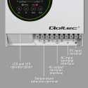 Qoltec Inwerter Przetwornica solarna do grzania wody ECO Solar Boost | MPPT | BYPASS | LCD | 4kW