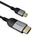 Qoltec Kabel Super high speed USB-C na HDMI 4K | 60Hz | 32AWG | 2m