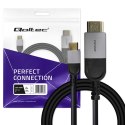 Qoltec Kabel Super high speed USB-C na HDMI 4K | 60Hz | 32AWG | 2m