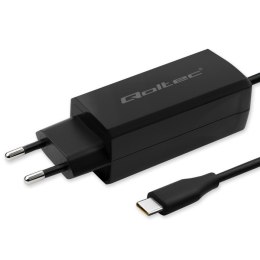 Qoltec Ładowarka sieciowa 90W GaN Super Fast | 5-20V | 3-4.5A | USB-C 3.1 | Laptop | MacBook | Smartfon