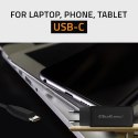 Qoltec Ładowarka sieciowa 90W GaN Super Fast | 5-20V | 3-4.5A | USB-C 3.1 | Laptop | MacBook | Smartfon