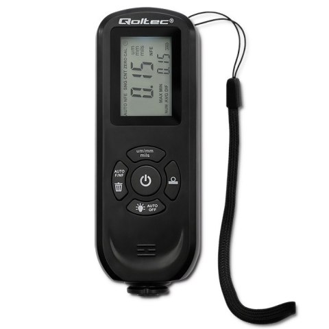 Qoltec Miernik grubości lakieru z wyświetlaczem LCD | 0 ~ 2000um